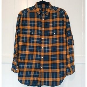 JOURNAL STANDARD Flannel Over Shirt Mens One Size Made in Japan Plaid‎ Shacket